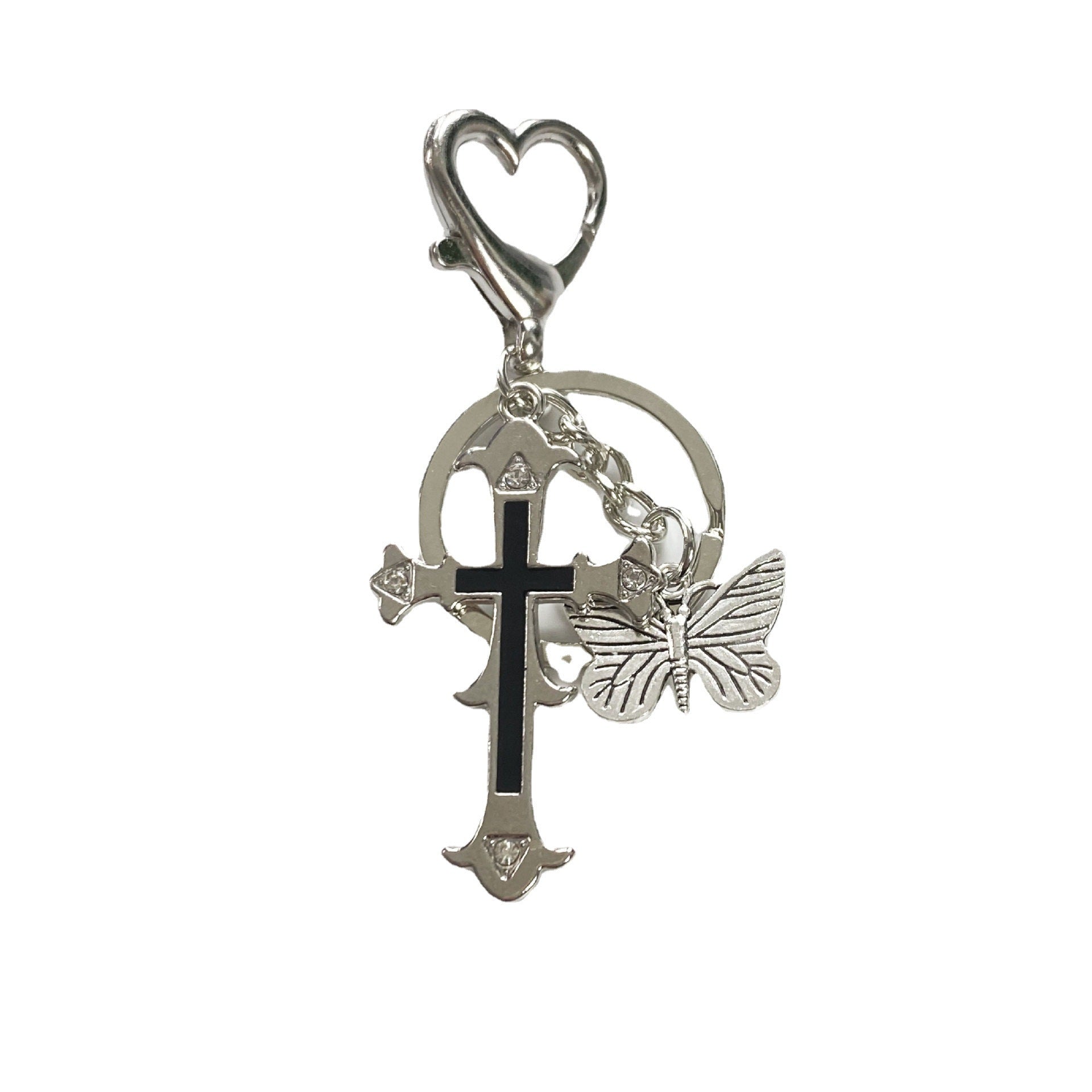 Wholesale Cross Butterflies Keychains